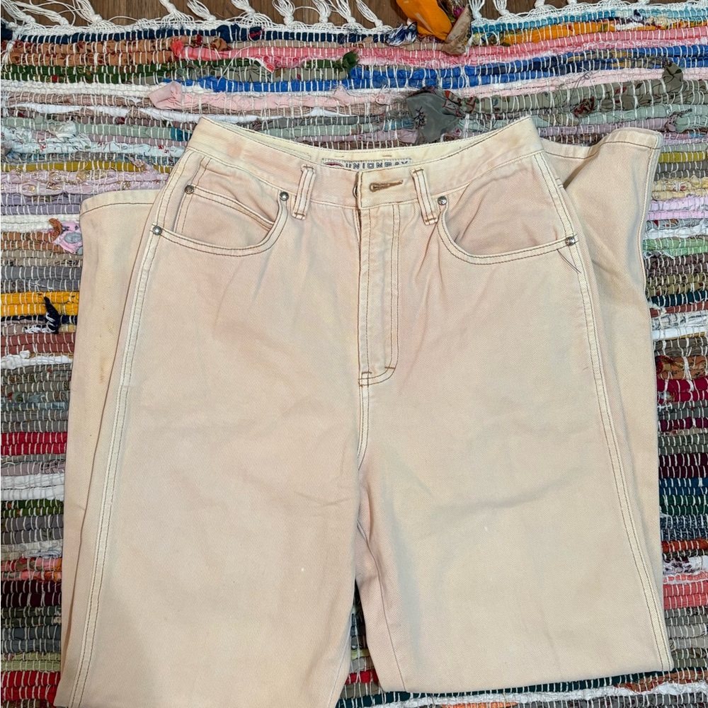 UNIONBAY 90s Vintage Cream Straight leg Jeans